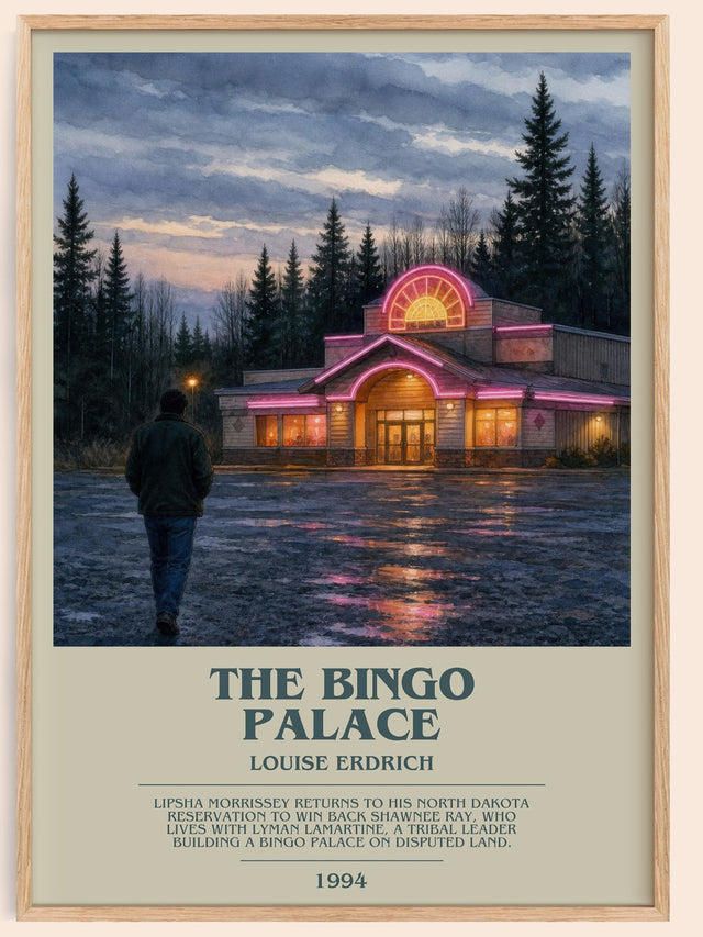 The Bingo Palace Bookish Wall Art by Louise Erdrich