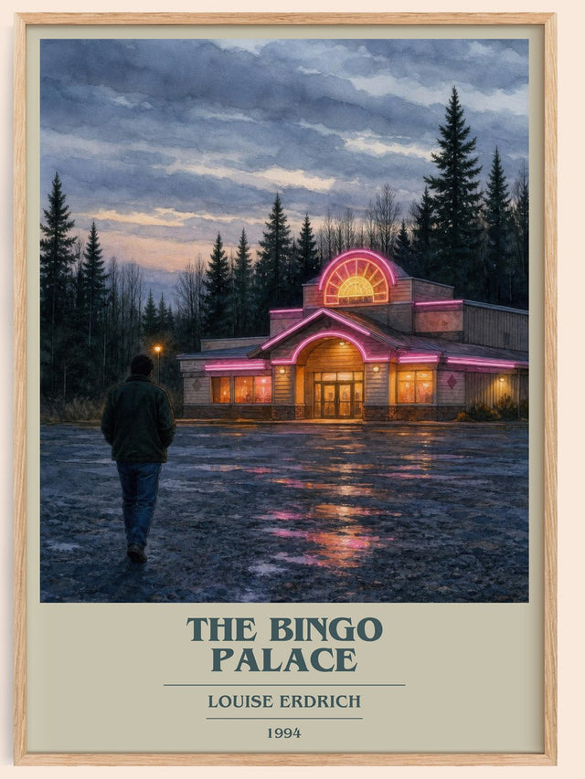 The Bingo Palace Book Cover Poster by Louise Erdrich