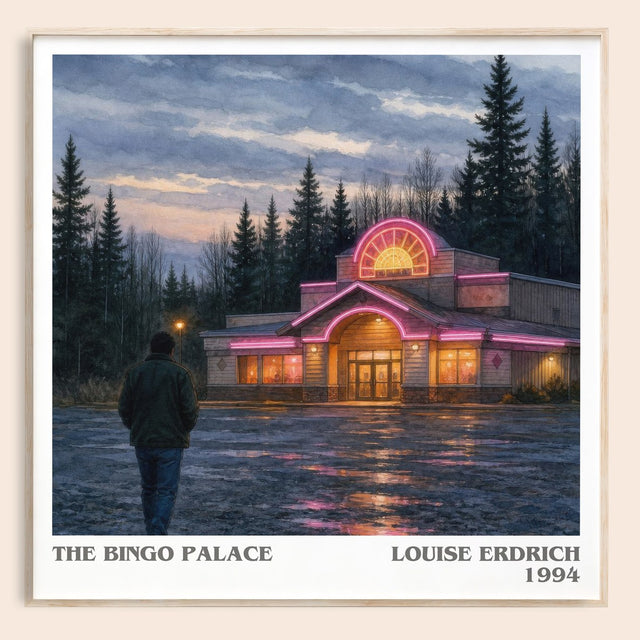 The Bingo Palace Literary Art Print by Louise Erdrich