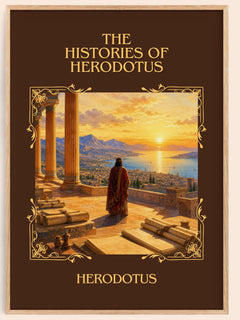 The Histories of Herodotus Classic Book Art Print by Herodotus – book poster