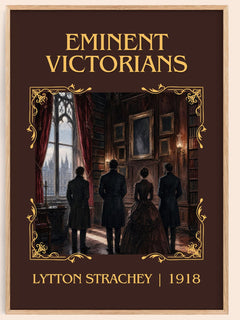 Eminent Victorians Classic Book Art Print by Lytton Strachey – book poster
