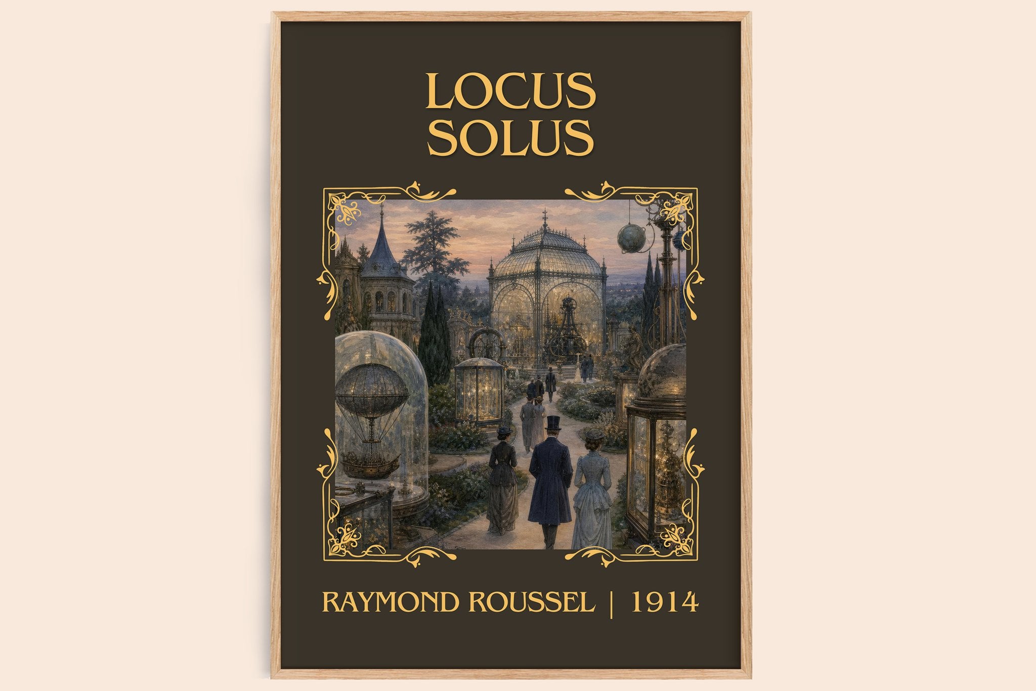 Locus Solus Classic Book Art Print by Raymond Roussel