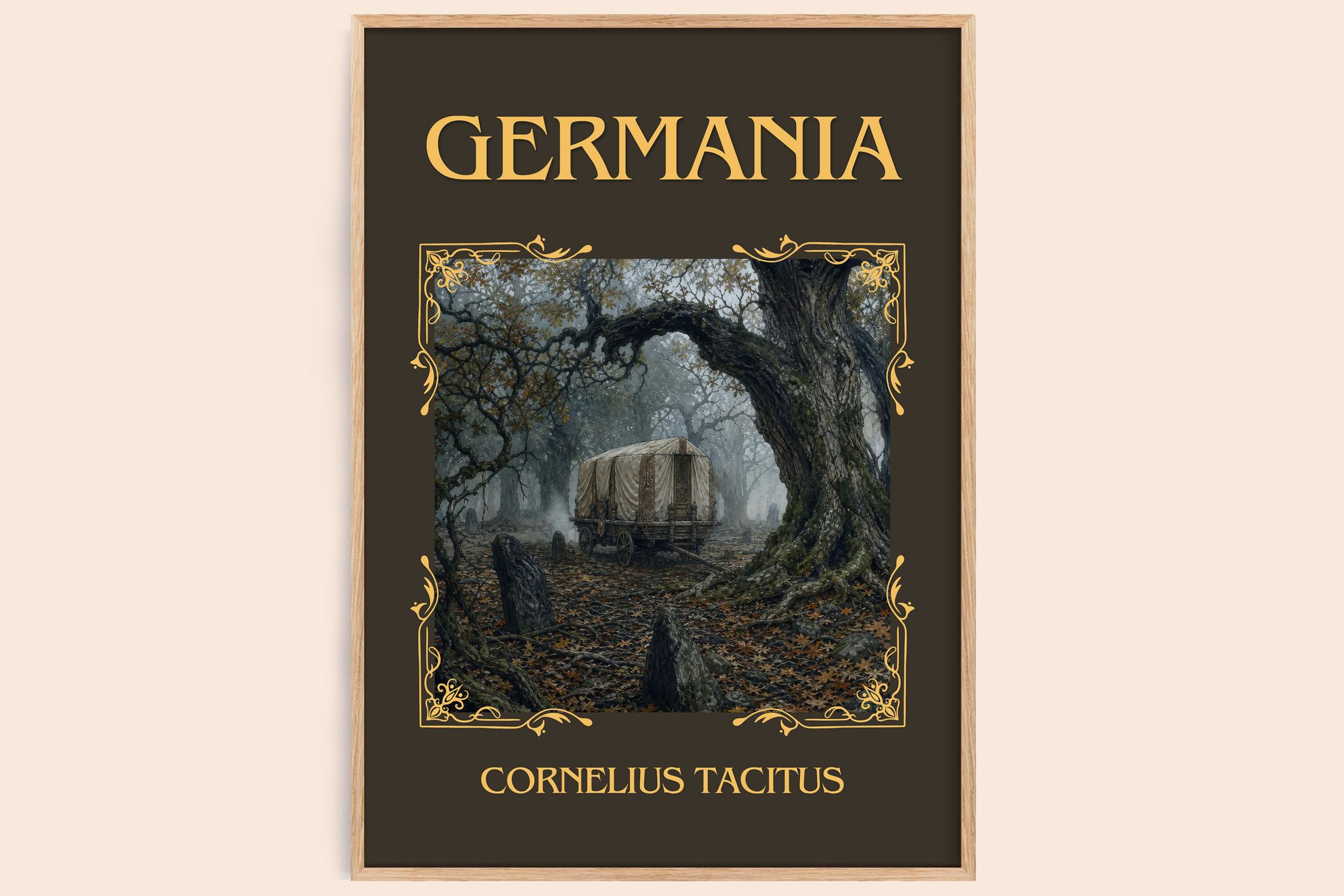Germania Classic Book Art Print by Cornelius Tacitus