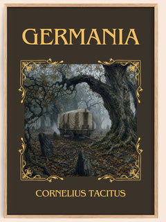 Germania Classic Book Art Print by Cornelius Tacitus – book poster