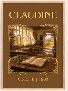 Claudine Classic Book Art Print by Colette – book poster