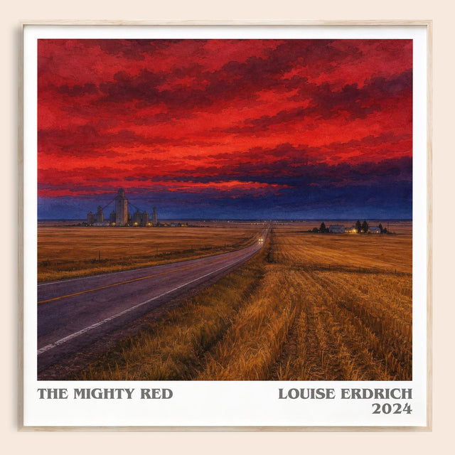 The Mighty Red Literary Art Print by Louise Erdrich
