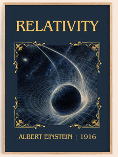 Relativity Classic Book Art Print by Albert Einstein – book poster