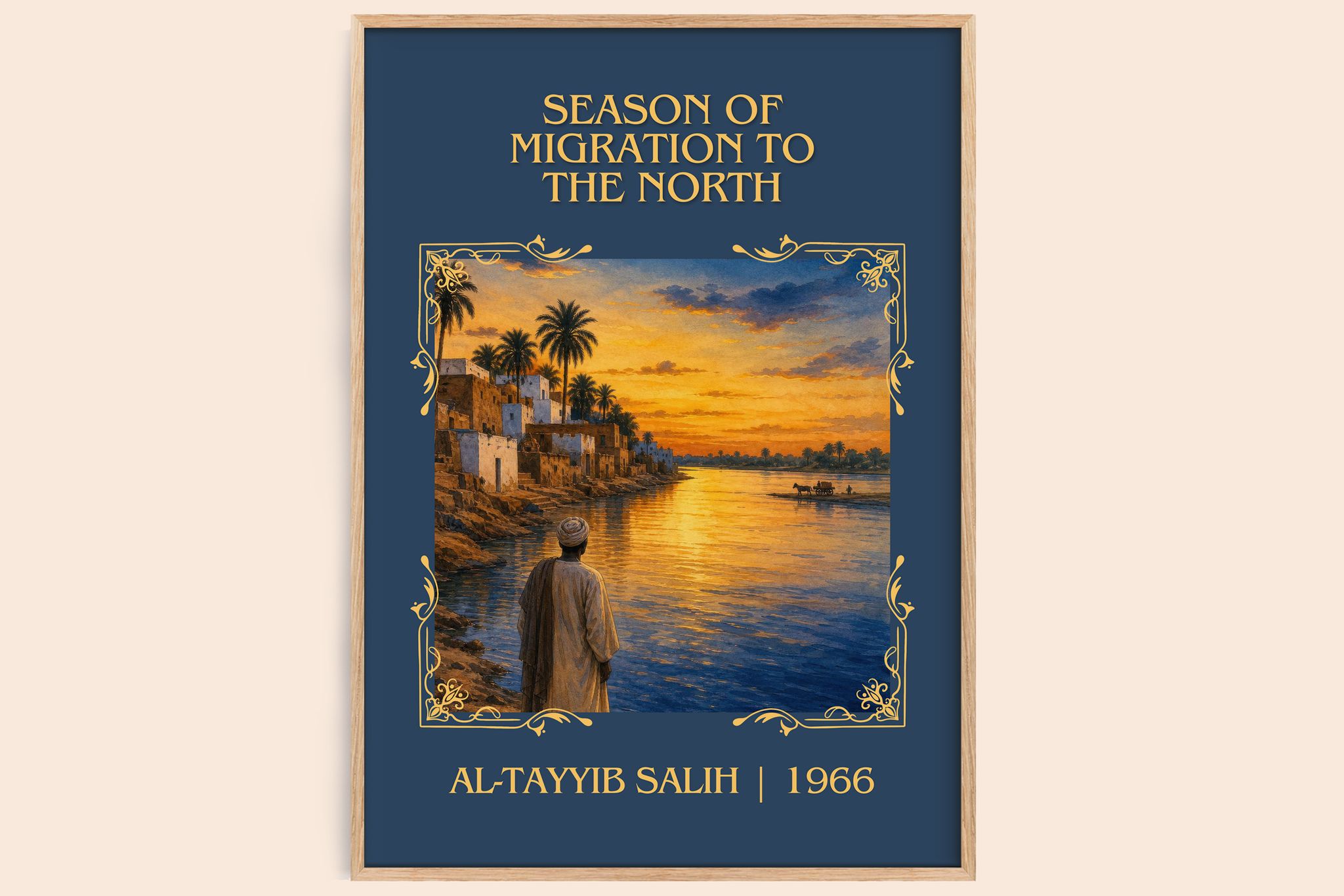 Season of Migration to the North Classic Book Art Print by A. Salih