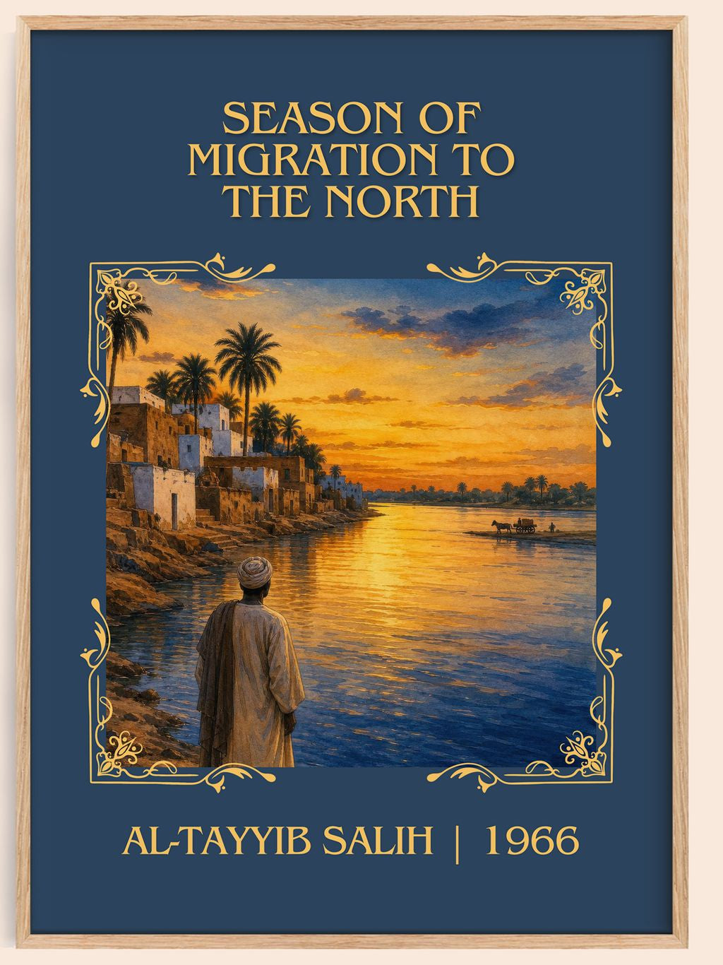 Season of Migration to the North Classic Book Art Print by A. Salih – book poster