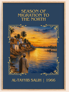 Season of Migration to the North Classic Book Art Print by A. Salih – book poster