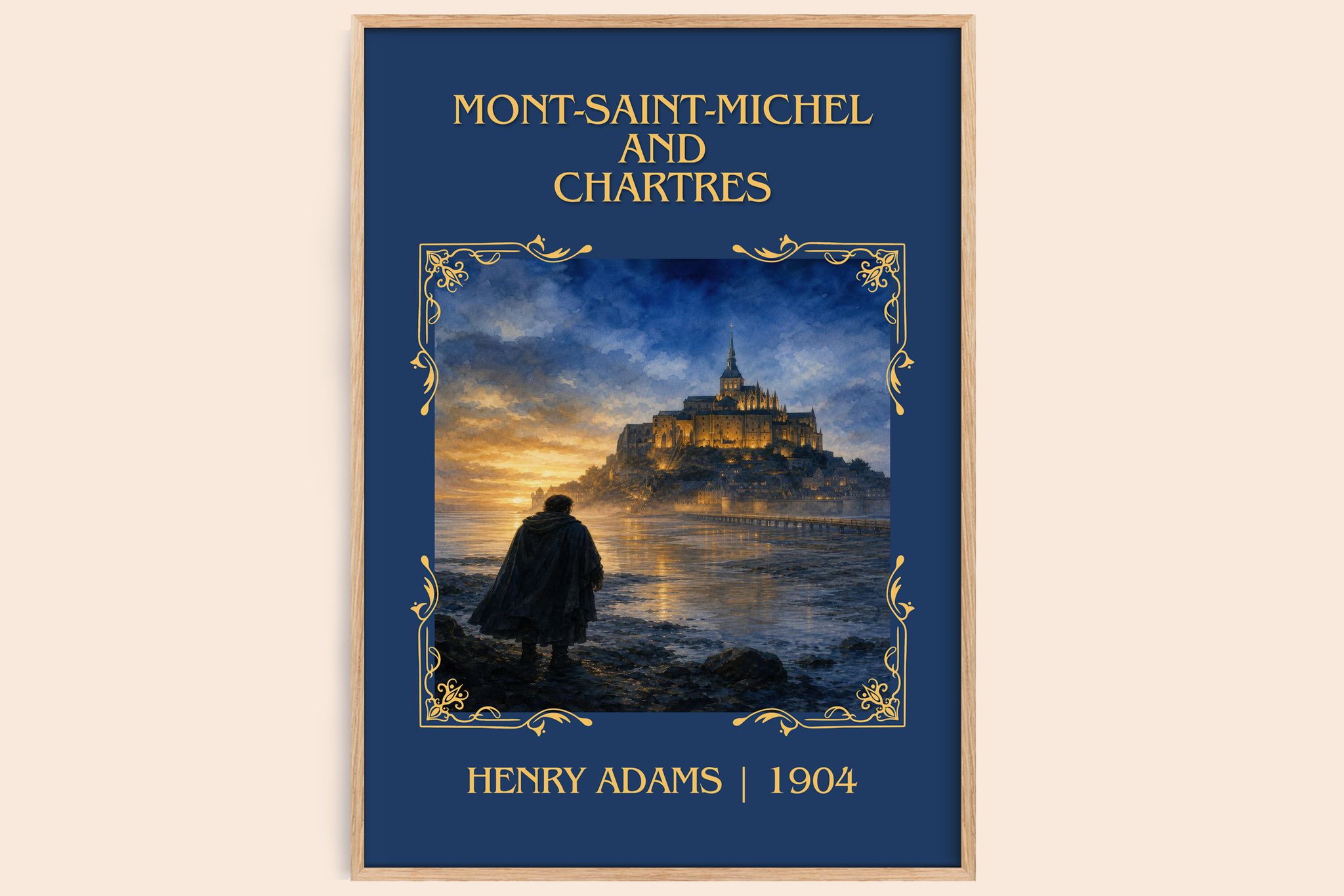 Mont-Saint-Michel and Chartres Classic Book Art Print by Henry Adams