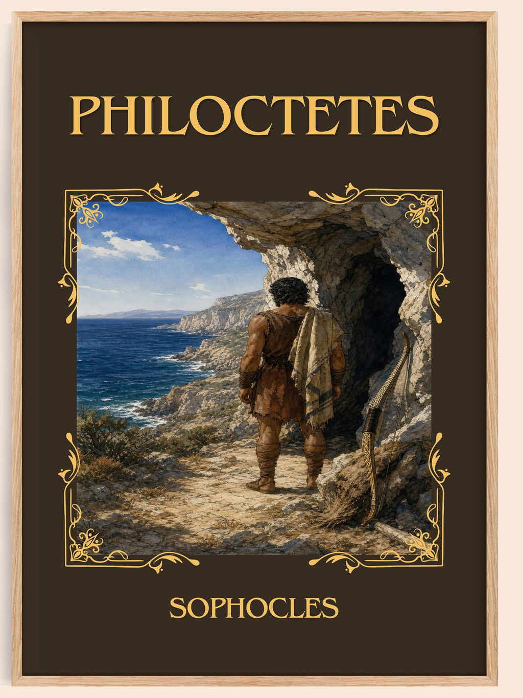 Philoctetes Classic Book Art Print by Sophocles – book poster
