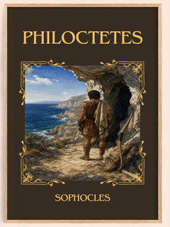 Philoctetes Classic Book Art Print by Sophocles – book poster
