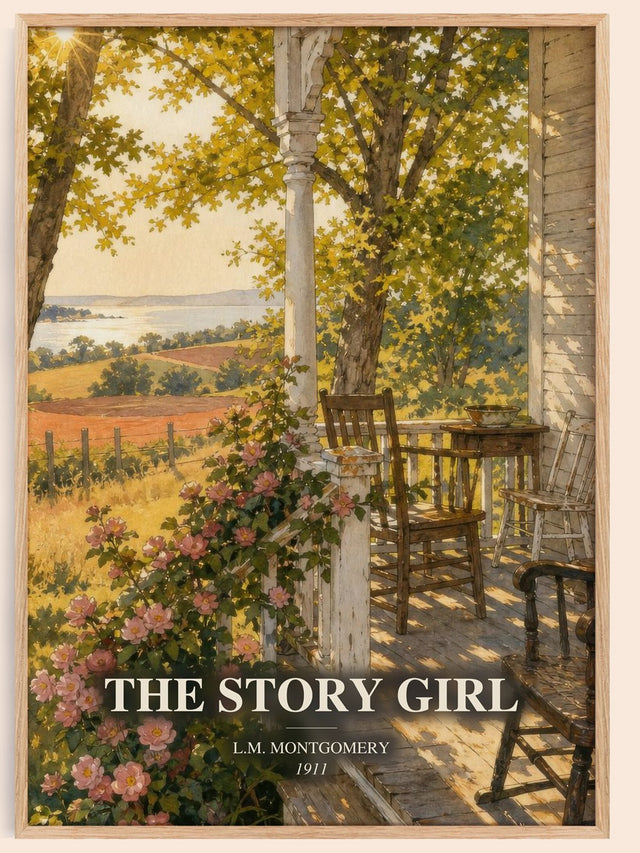 The Story Girl Book Watercolour Illustration by L.M. Montgomery