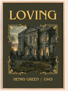 Loving Classic Book Art Print by Henry Green – book poster