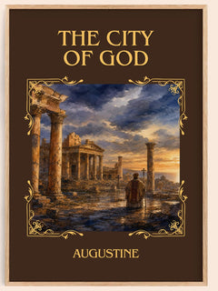 The City of God Classic Book Art Print by Augustine – book poster