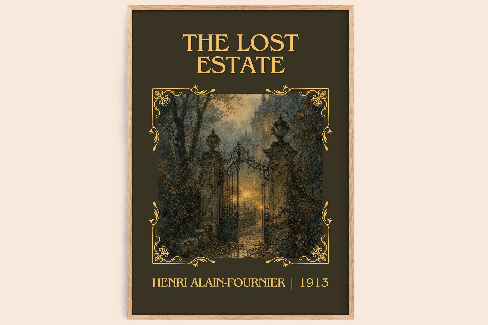 The Lost Estate Classic Book Art Print by Henri Alain-Fournier