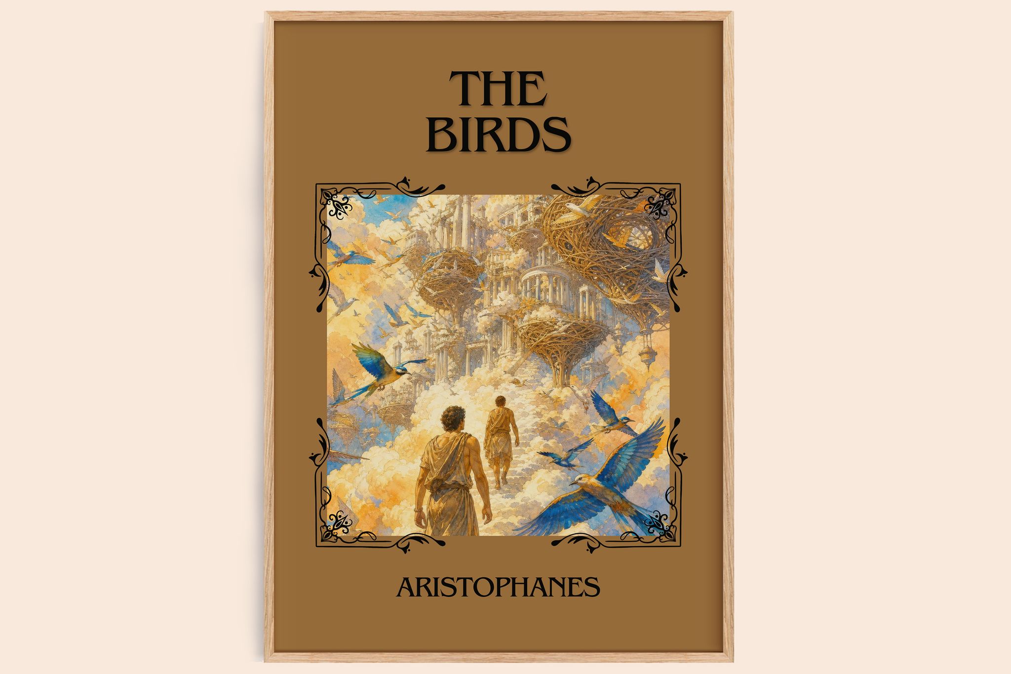 The Birds Classic Book Art Print by Aristophanes