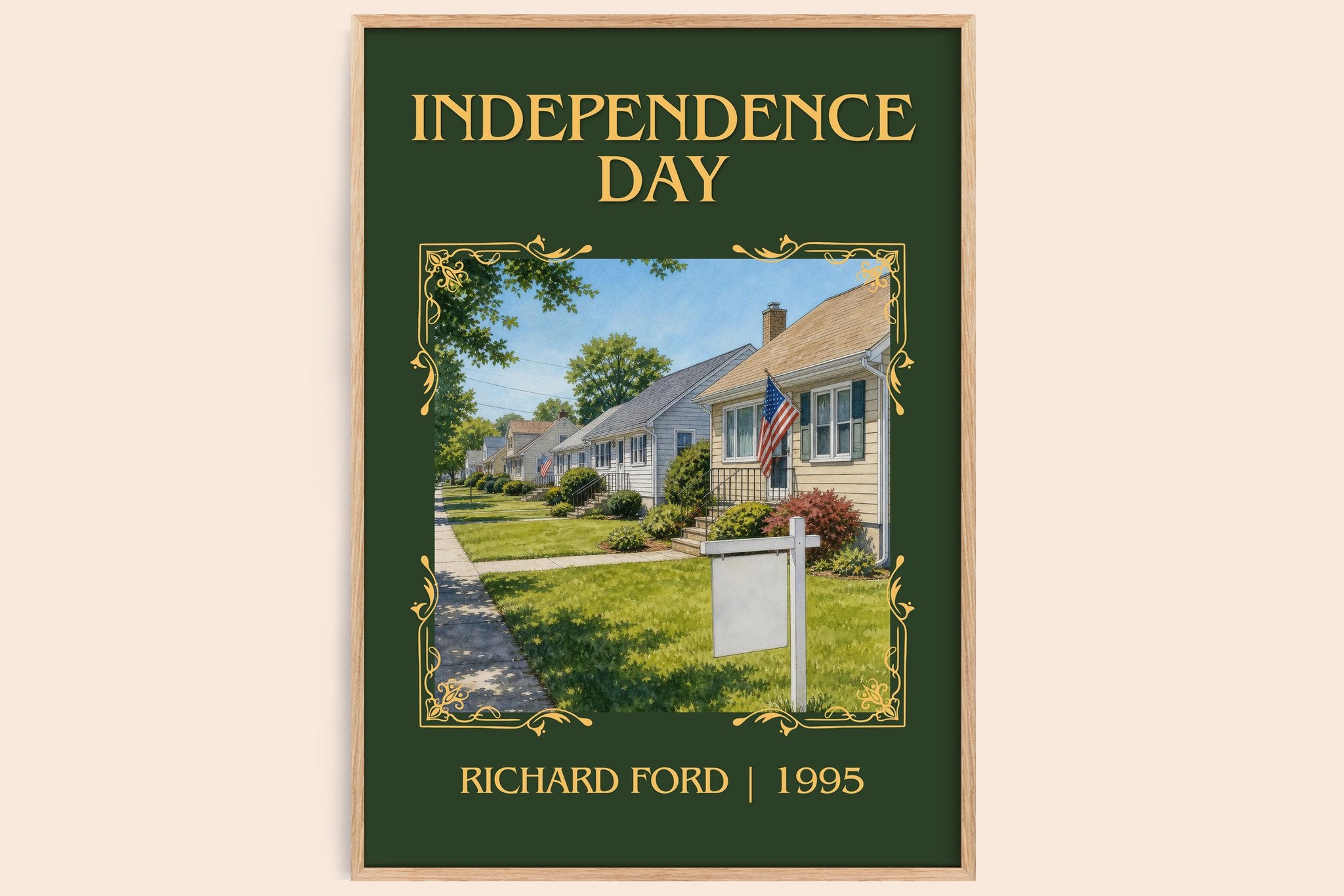 Independence Day Classic Book Art Print by Richard Ford