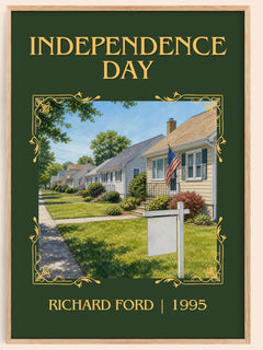 Independence Day Classic Book Art Print by Richard Ford – book poster