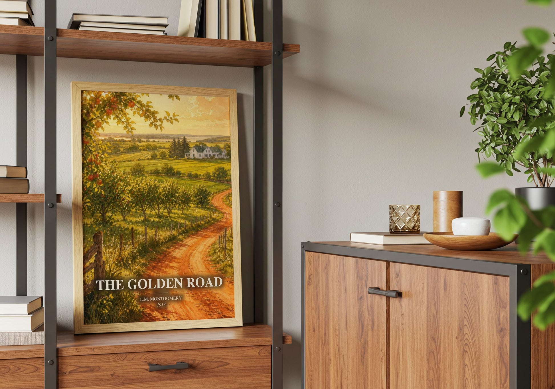 The Golden Road book watercolour illustration paper finish options – matte satin gloss