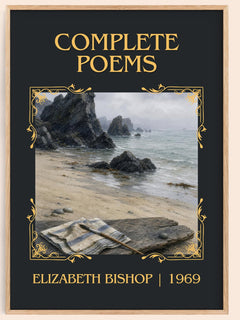 Complete Poems Classic Book Art Print by Elizabeth Bishop – book poster