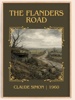 The Flanders Road Classic Book Art Print by Claude Simon – book poster