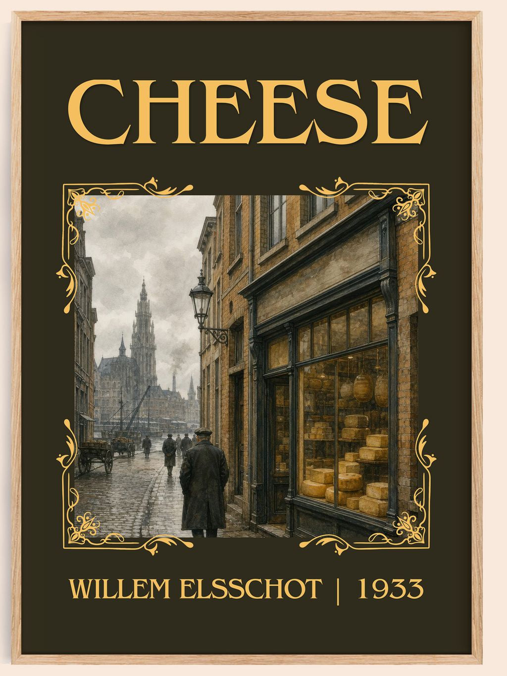 Cheese Classic Book Art Print by Willem Elsschot – book poster