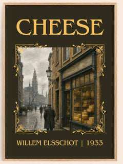 Cheese Classic Book Art Print by Willem Elsschot – book poster