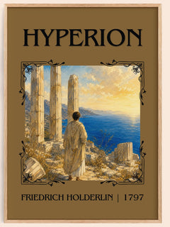 Hyperion Classic Book Art Print by Friedrich Holderlin – book poster