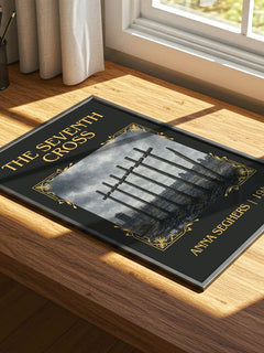 The Seventh Cross Classic Book Art Print by Anna Seghers – print on a sunlit desk