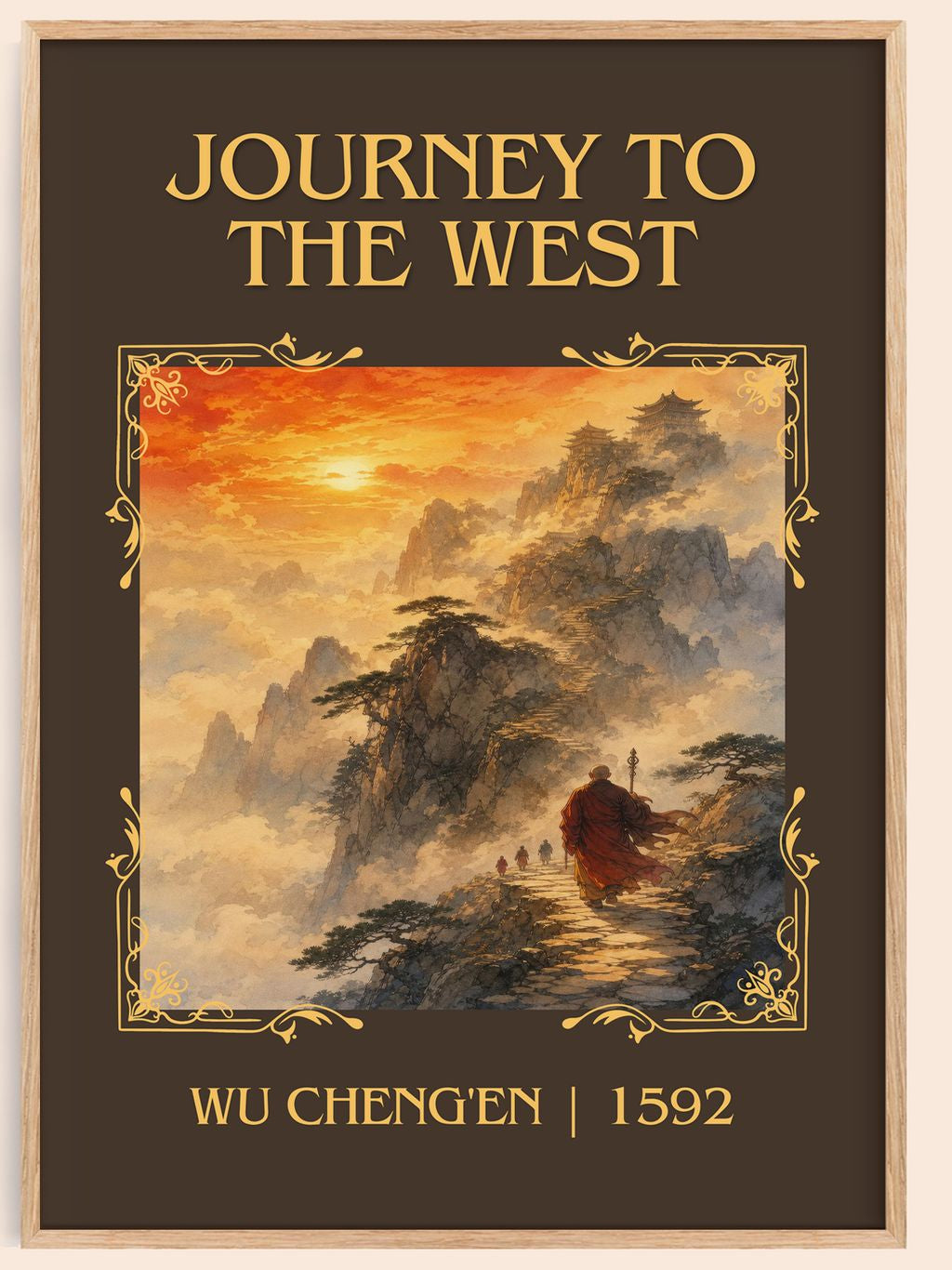 Journey to the West Classic Book Art Print by Wu Cheng'en – book poster
