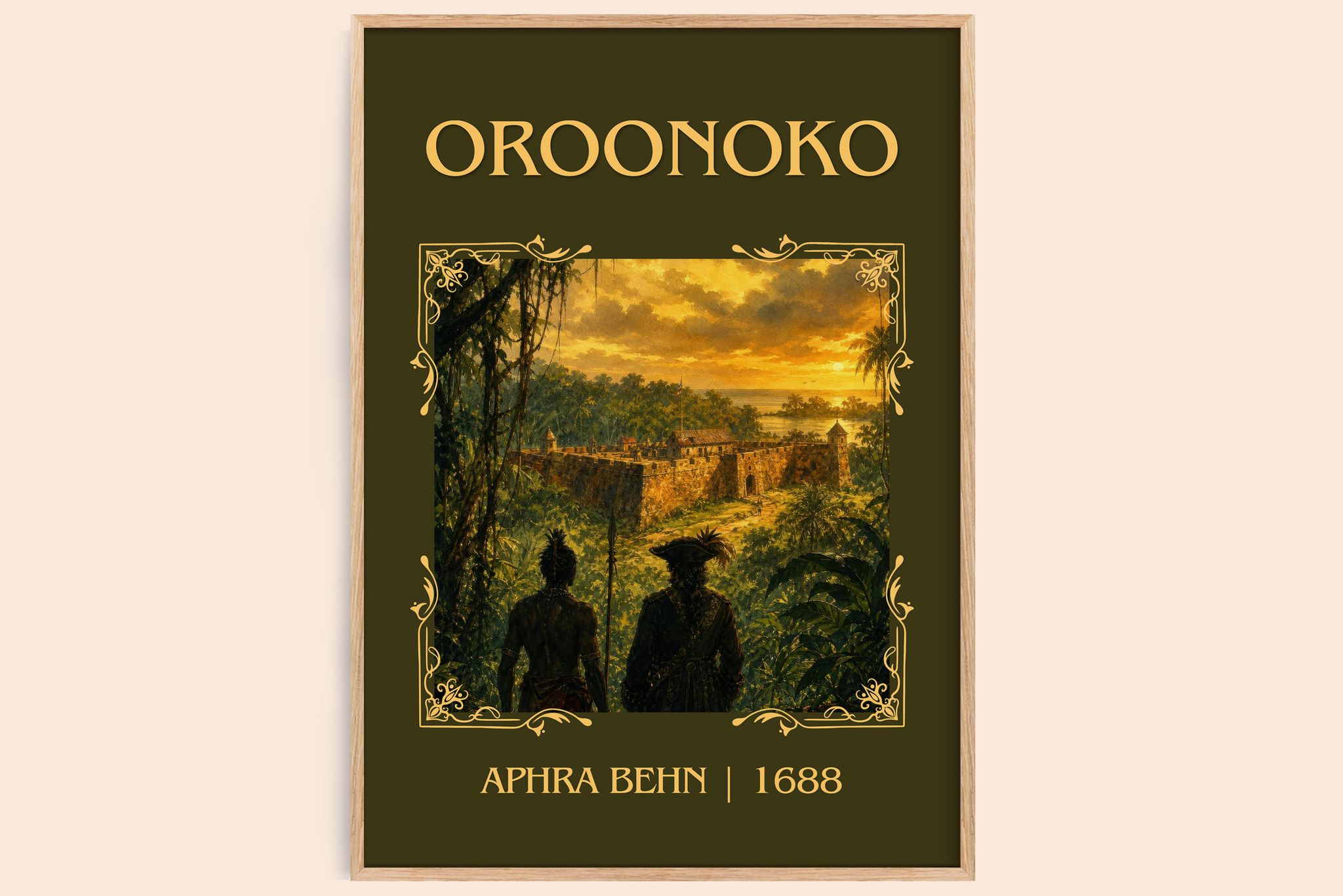 Oroonoko Classic Book Art Print by Aphra Behn