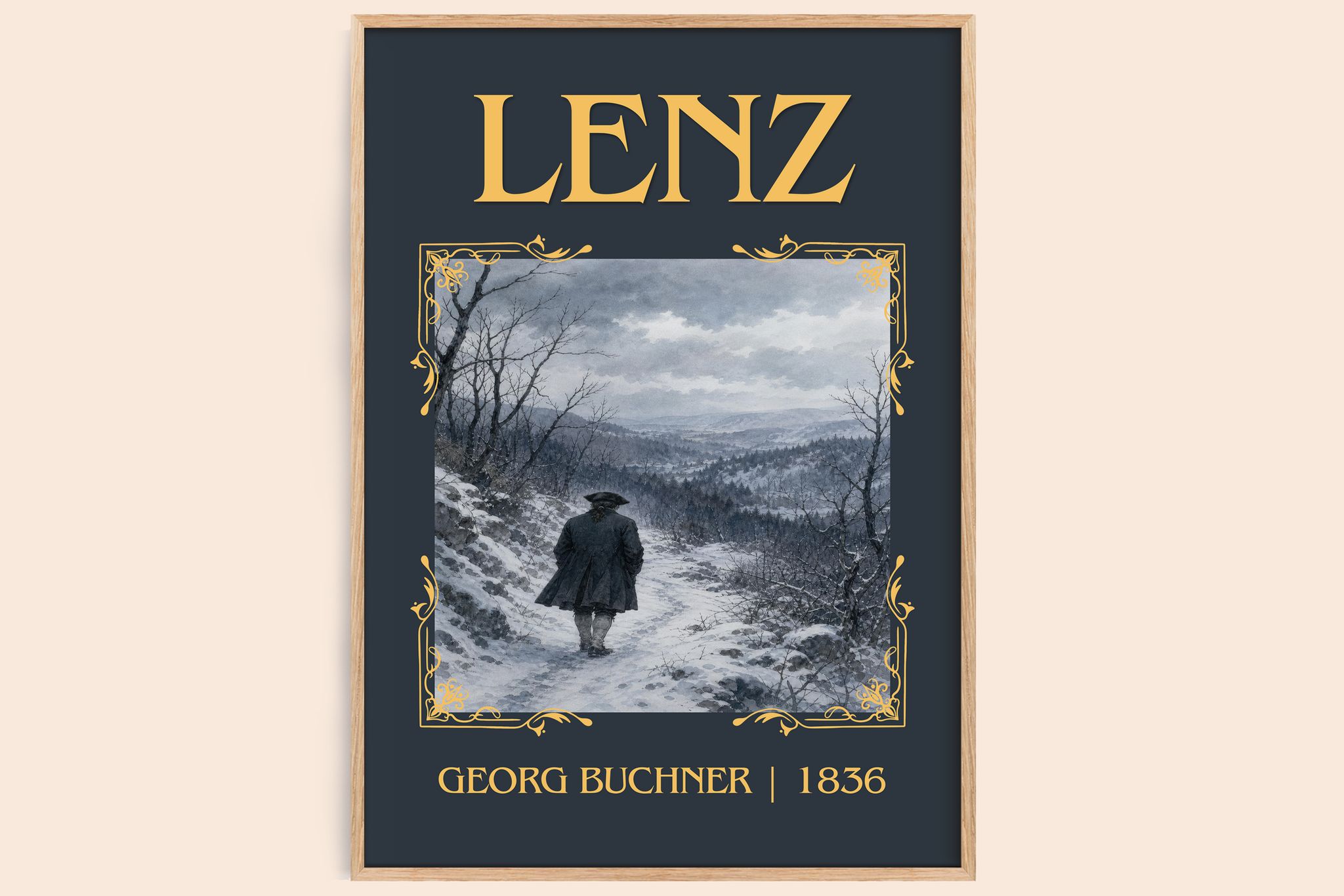 Lenz Classic Book Art Print by Georg Buchner