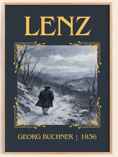 Lenz Classic Book Art Print by Georg Buchner – book poster