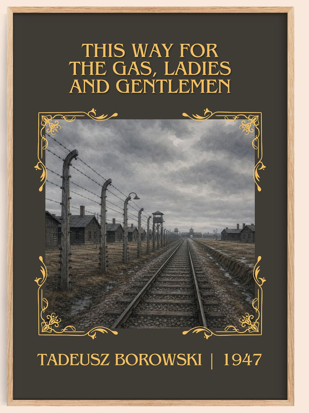 This Way for the Gas, Ladies and Gentlemen Classic Book Art Print by Tadeusz Borowski – book poster