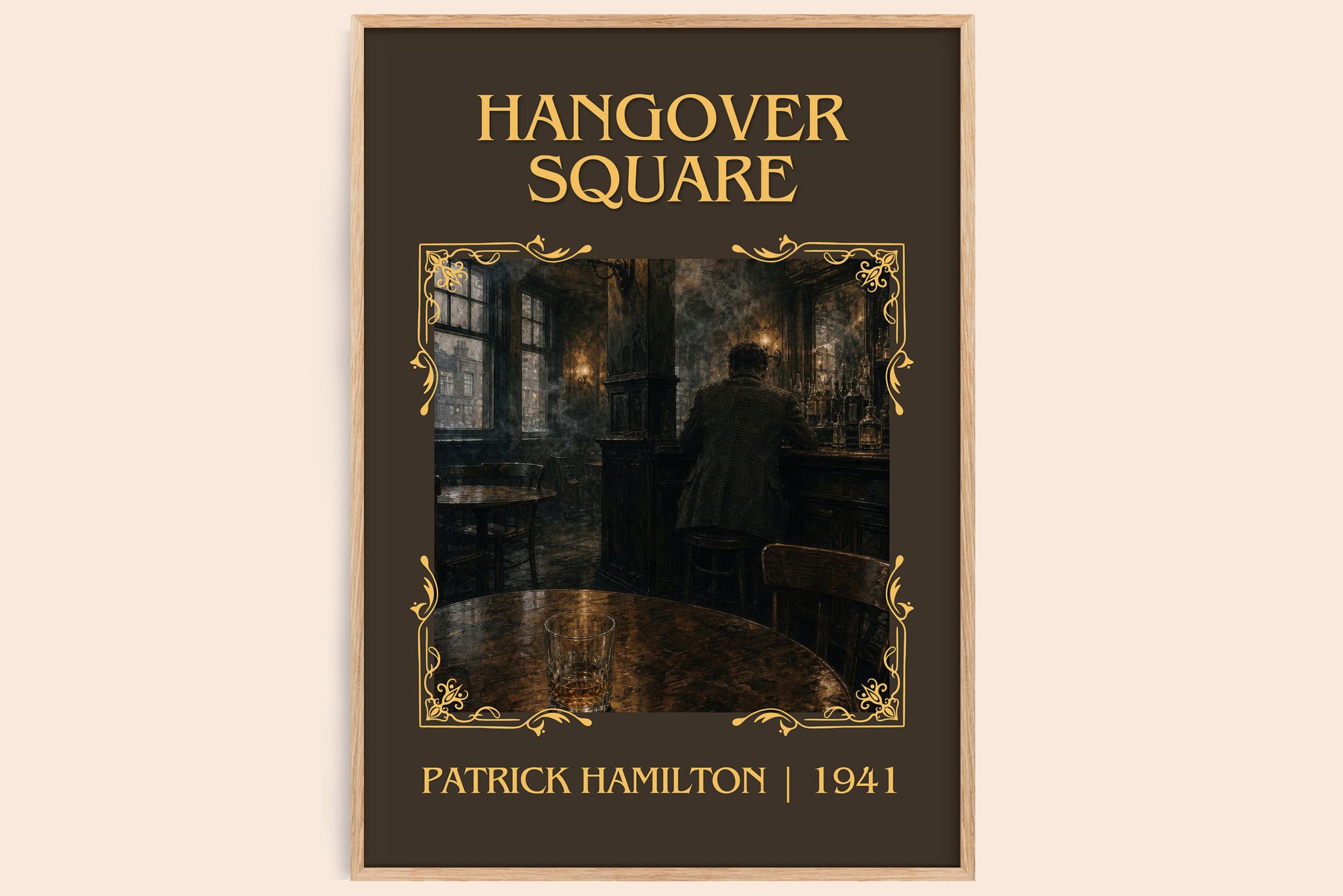 Hangover Square Classic Book Art Print by Patrick Hamilton