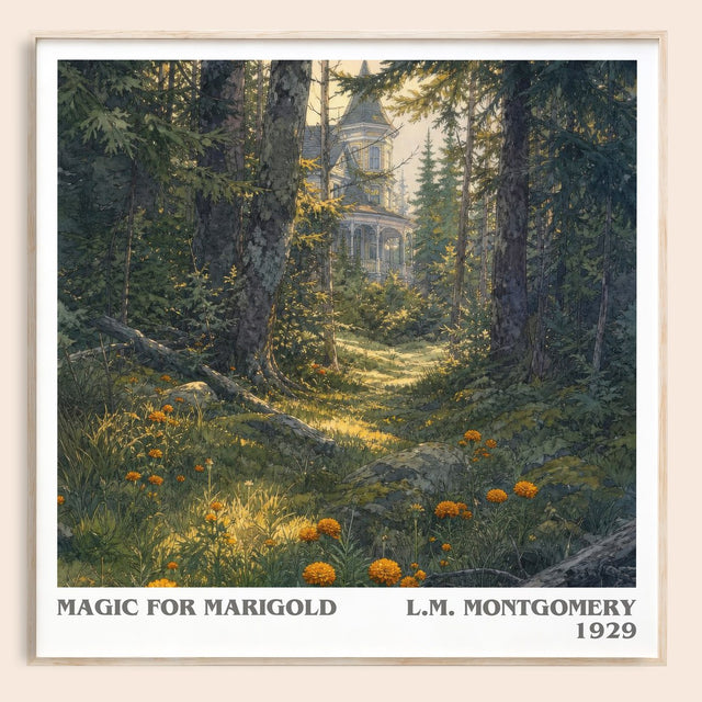 Magic For Marigold Literary Art Print by L.M. Montgomery