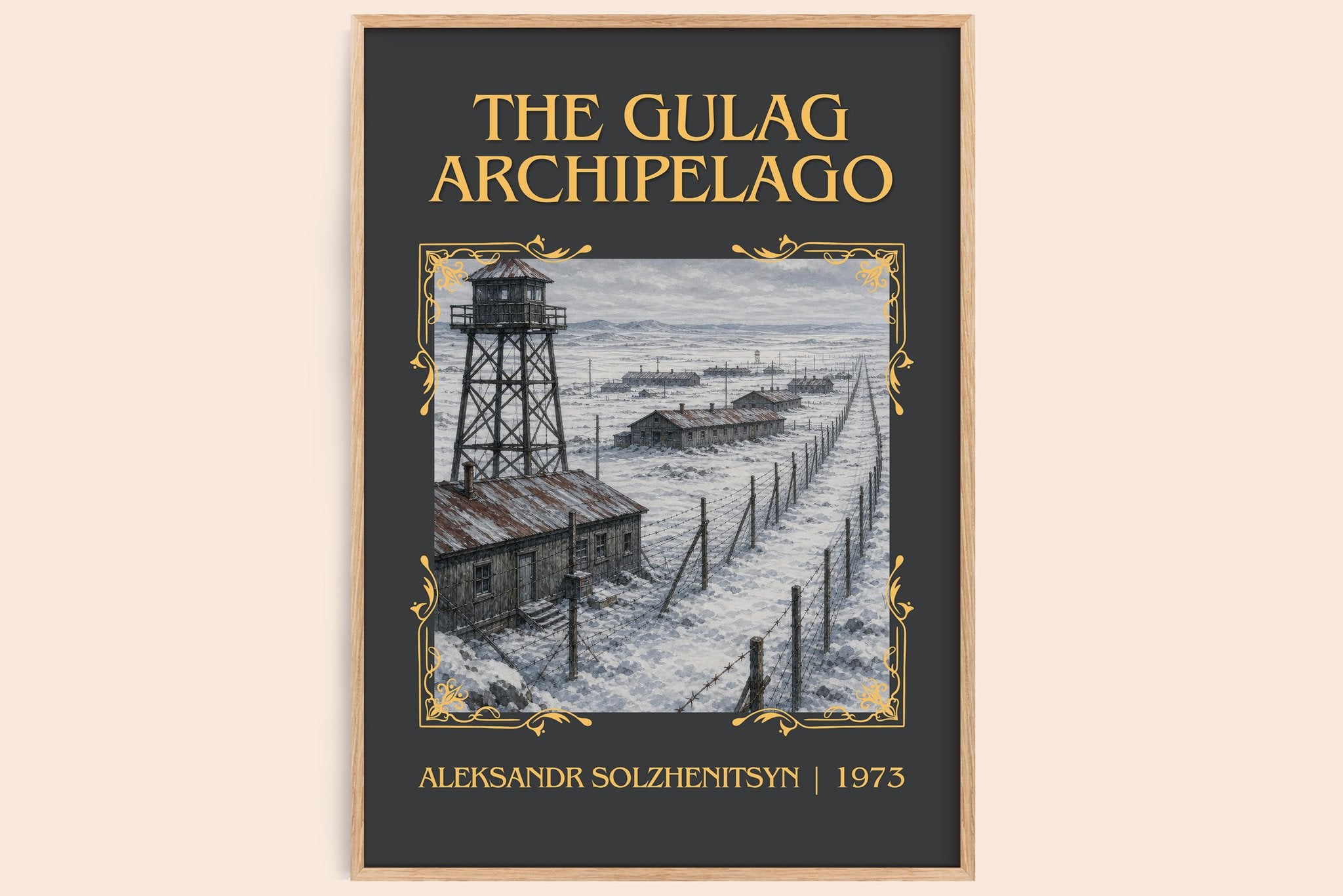 The Gulag Archipelago Classic Book Art Print by Aleksandr Solzhenitsyn