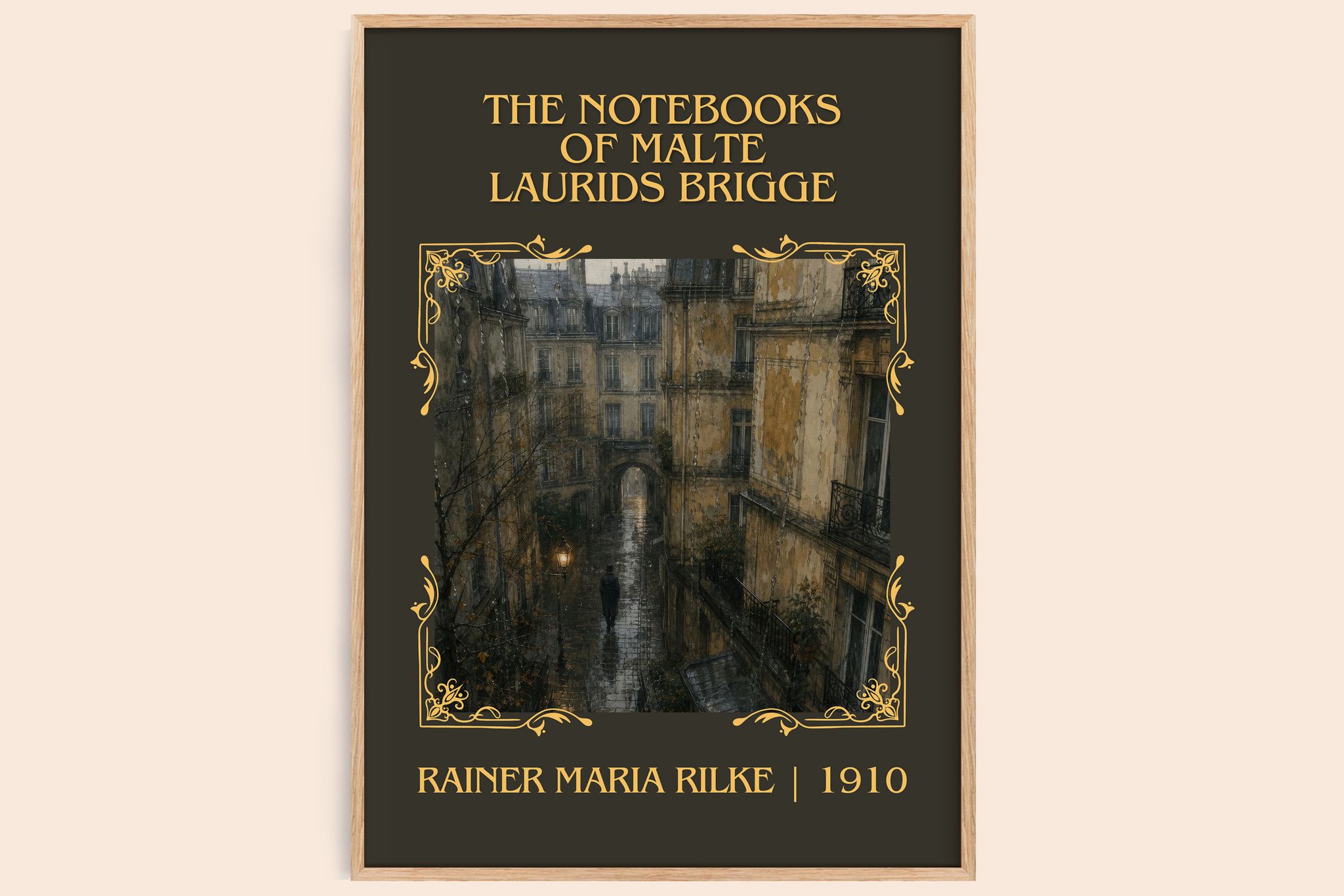 Notebooks of Malte Laurids Brigge Classic Book Art Print by R. Rilke