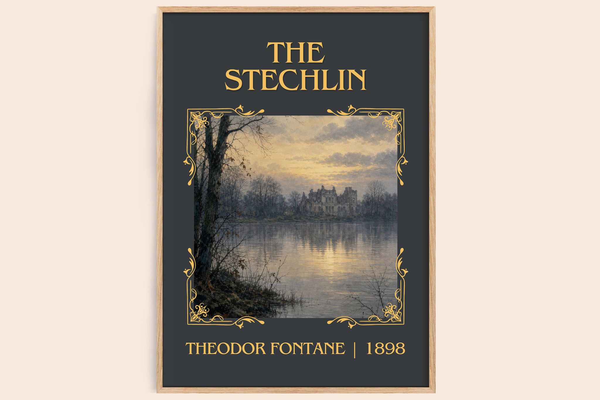 The Stechlin Classic Book Art Print by Theodor Fontane