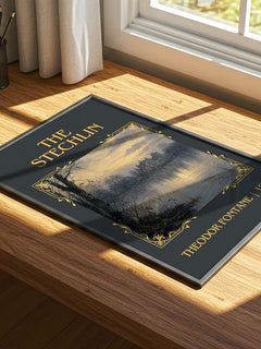 The Stechlin Classic Book Art Print by Theodor Fontane – print on a sunlit desk