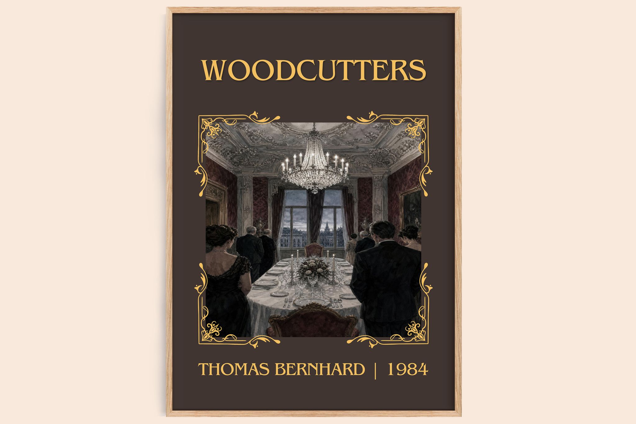 Woodcutters Classic Book Art Print by Thomas Bernhard