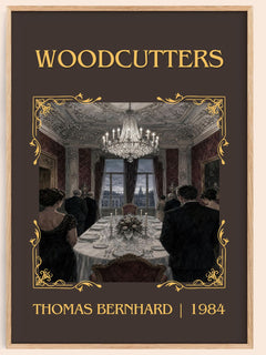 Woodcutters Classic Book Art Print by Thomas Bernhard – book poster