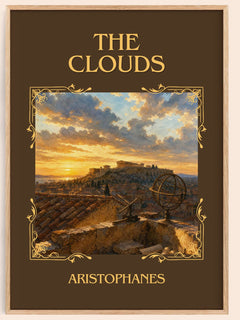 The Clouds Classic Book Art Print by Aristophanes – book poster