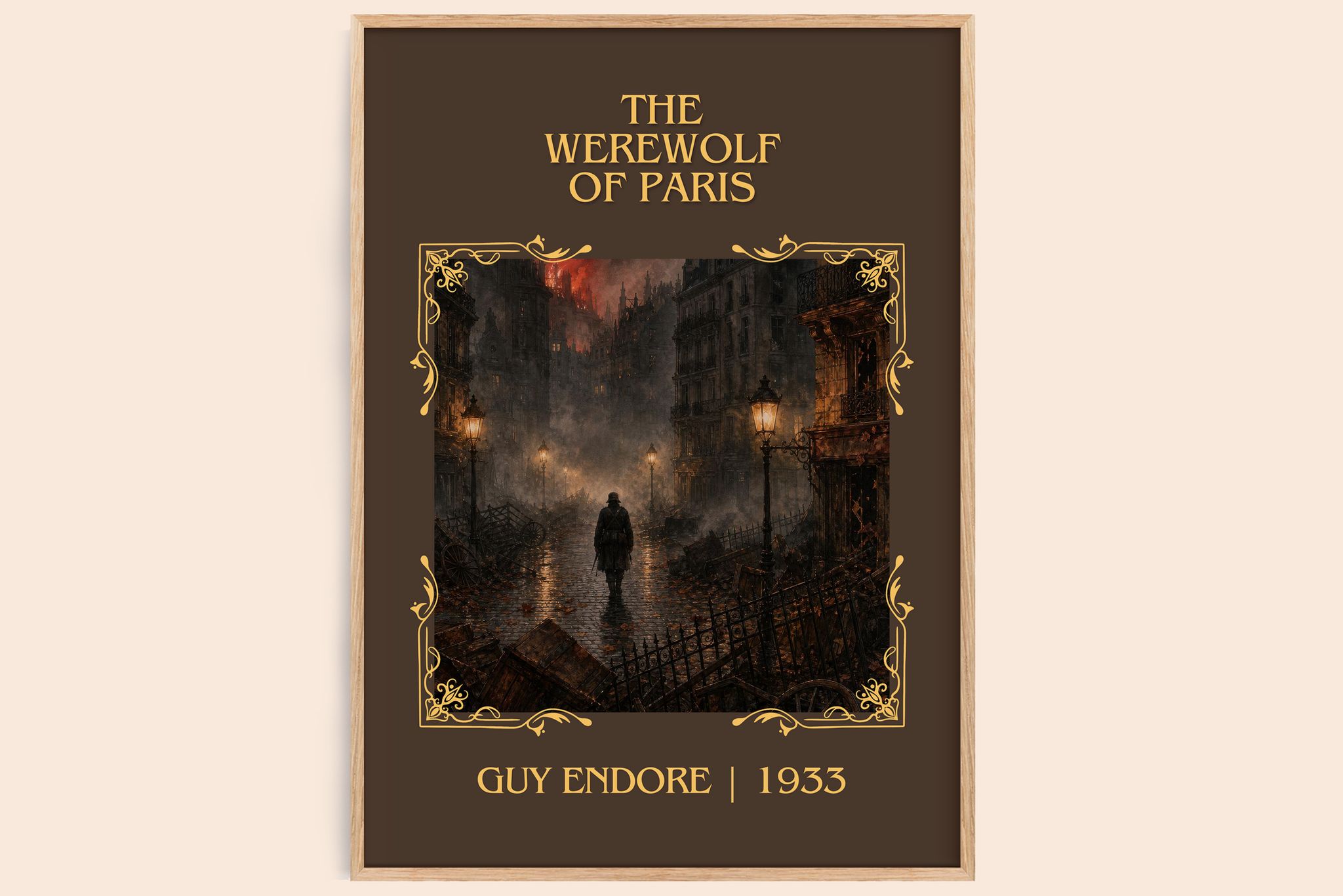 The Werewolf Of Paris Classic Book Art Print by Guy Endore