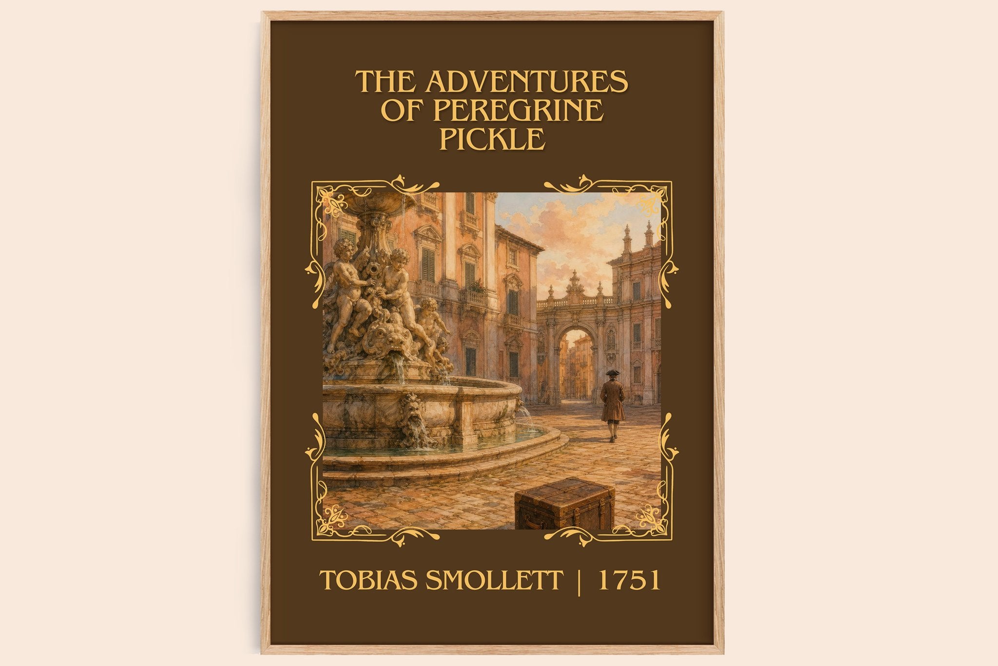Adventures of Peregrine Pickle Classic Book Art Print by T. Smollett