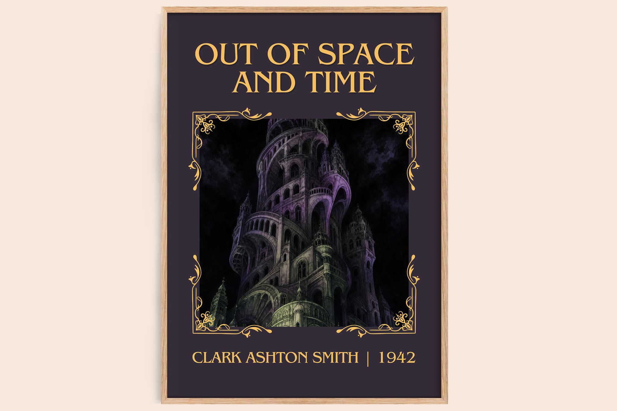 Out Of Space And Time Classic Book Art Print by Clark Ashton Smith