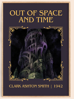 Out Of Space And Time Classic Book Art Print by Clark Ashton Smith – book poster