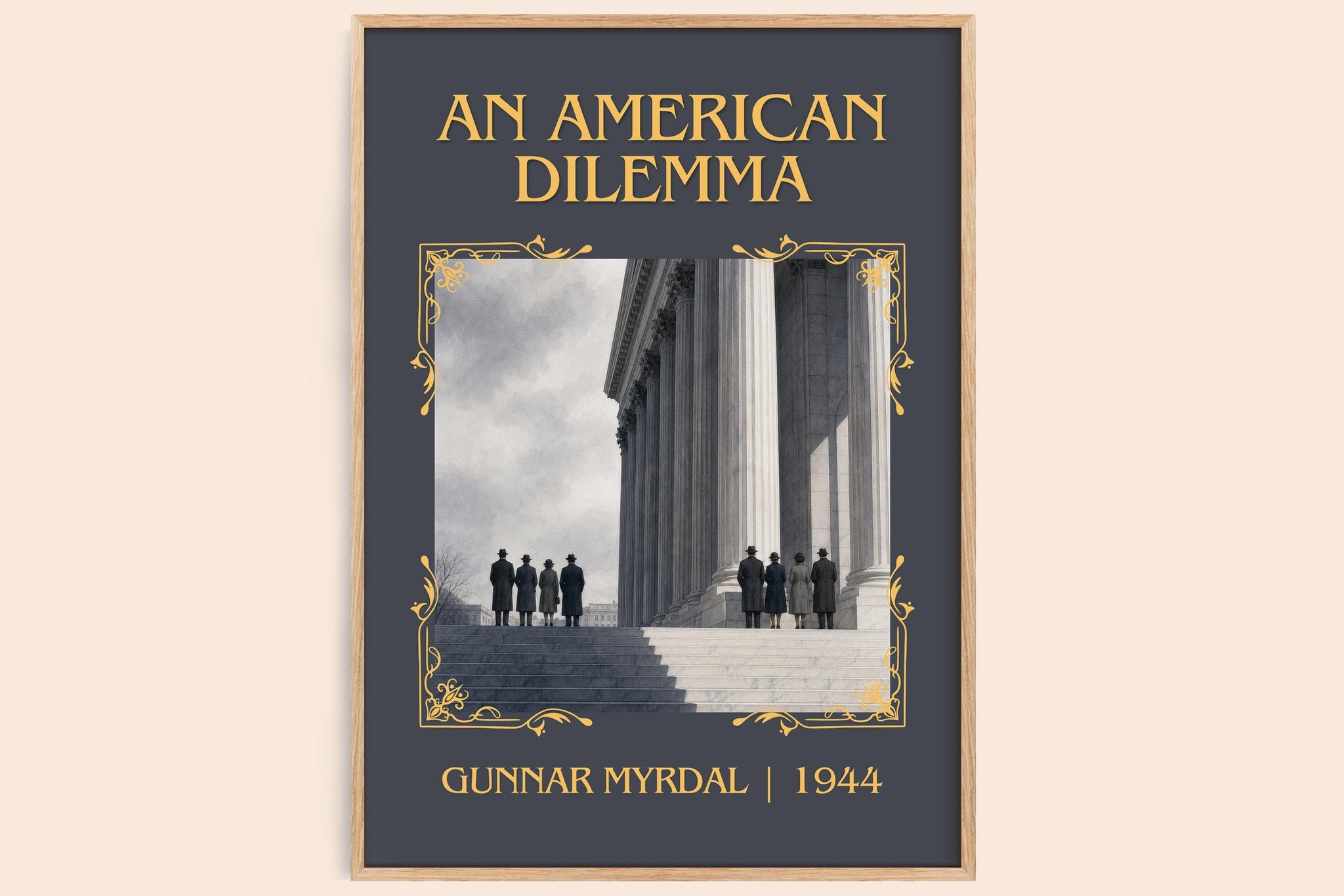 An American Dilemma Classic Book Art Print by Gunnar Myrdal